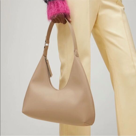 NEW By Far AMBER KRAFT SEMI PATENT LEATHER - Picture 4 of 11